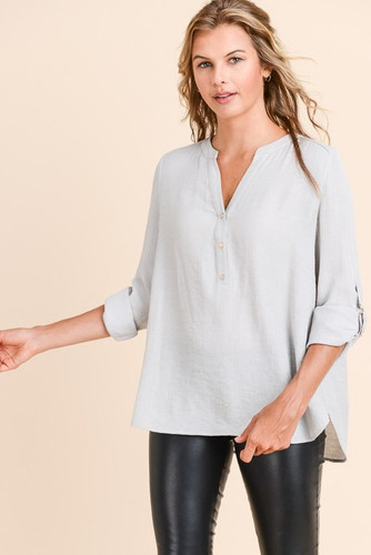 Maggie dobby button down - dobby,