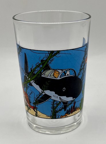 Verre tintin dans - tintin,