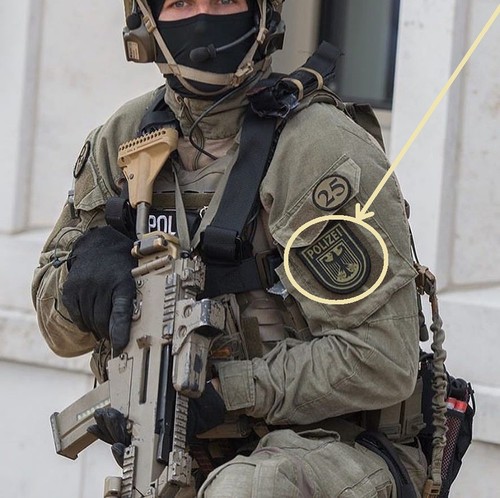 Abzeichen bgs bundespolizei - abzeichen,