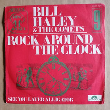 BILL HALEY & THE COMETS Rock Around The Clock 7" 45T POLYDOR 2001225 Special DJ