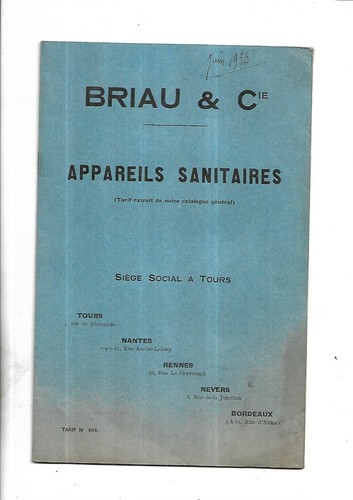 1933 catalogue tarifs - catalogue.,