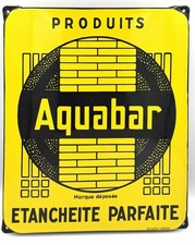 Plaque Émaillée Aquabar