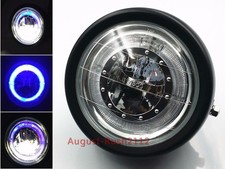 Phare à montage latéral bleu