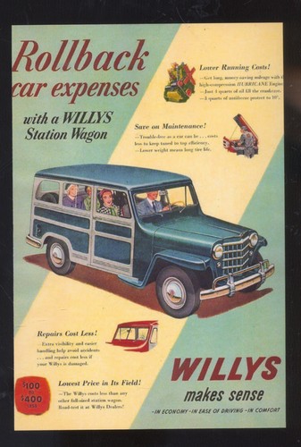Willys wagon woody car - wagon, dealer