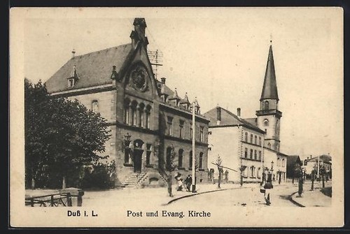 Cpa duss poste et - l.,,