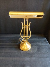 Lampe De Piano Des Années 80 À Décor De Lyre H 45cm L 34cm