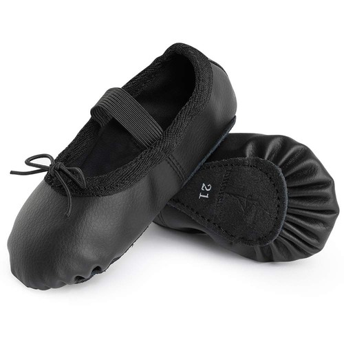 Chaussures danse cuir demi - danse,