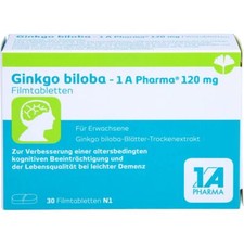 Ginko BILOBA-1A Pharma 120 MG