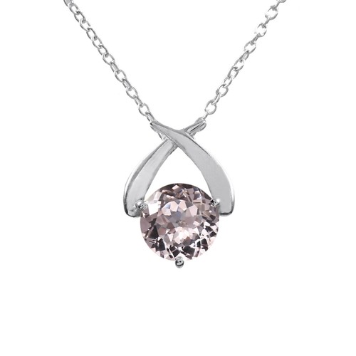Pendentif saphir incolore - saphir, en