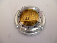 capsule NOWACK, l'Euro, Andorre, 2€ cercle métal, N°33d, rare, à saisir