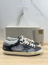 Golden Goose Sneaker Homme Super Star Noir Gris Cuir Luxury Men Sneaker 46