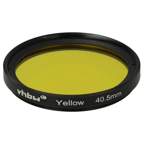 Filtre couleur jaune objectif