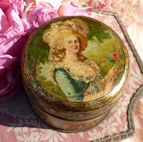 Ancienne boite poudre de - boite, à