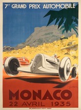 POSTER AFFICHE MONACO GRAND
