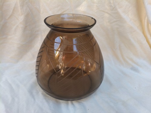 Lorrain vase verre taille - lorrain,, en