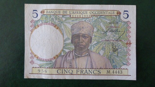 Billet ancien afrique - ancien,