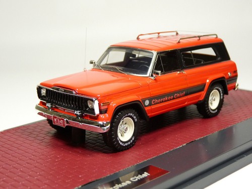 Jeep cherokee chief - jeep, red