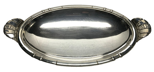Joli plat ovale - ovale, ancien