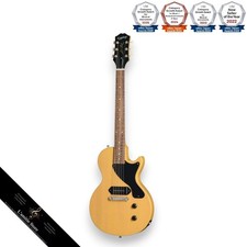 Guitare électrique jaune