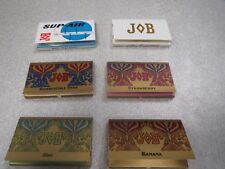 CA219 LOT PAPIER A CIGARETTE JOB COMBUSTIBLE AERE STRAWBERRY MINT BANANA SUPER