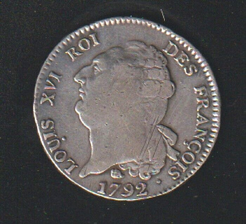 Louis xvi ecu 6 livres - 6,