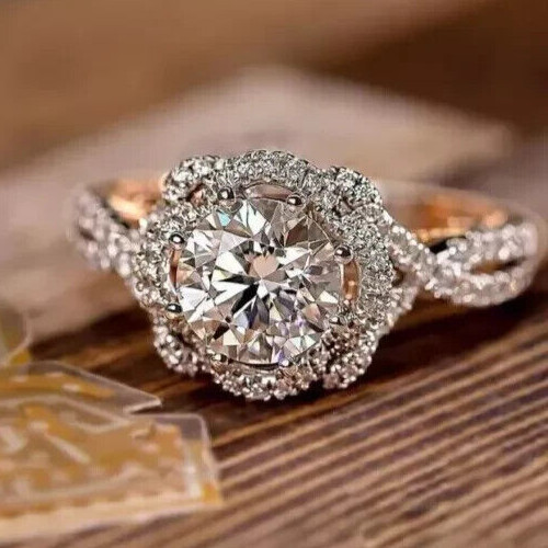 2ct coupe ronde - 2ct, gra