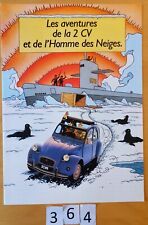 CITROEN 2CV 6 SPECIAL CLUB CHARLESTON Prospectus 9/1985 86 F 8 p Tintin Hergé