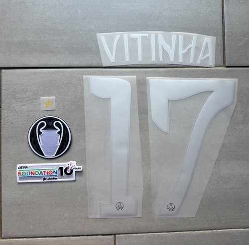 Flocage vitinha psg - vitinha, #17