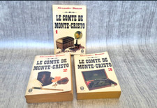 Le Comte de Monte-Cristo complet 3 tomes Alexandre Dumas LGF 1973 rare vintage c
