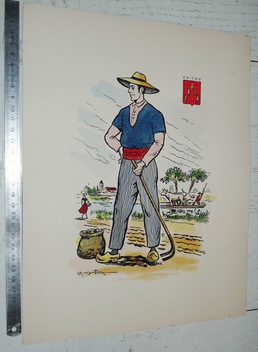 Planche chromo 1955 societe - planche,
