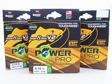 PowerPro Super 8 Slick V2 Aqua Green 135m Tresse Made in USA 