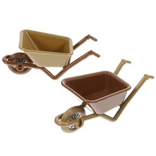  2 Pcs Modèle De Mini Chariot