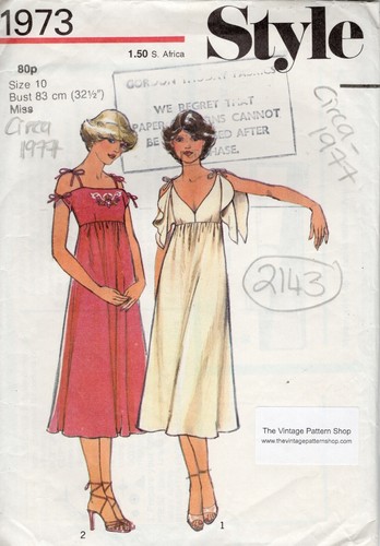 1977 vintage couture motif - 1977,