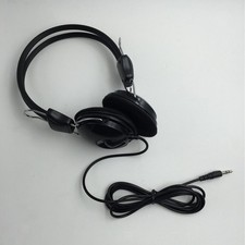Casque portable noir pour