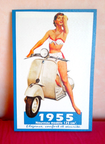 Image sur toile scooter - image,