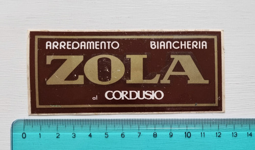 Adhésif zola cordusio - zola,