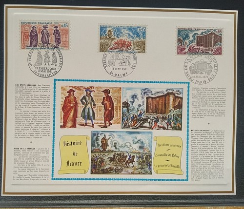 Encart philatélique premier - encart,