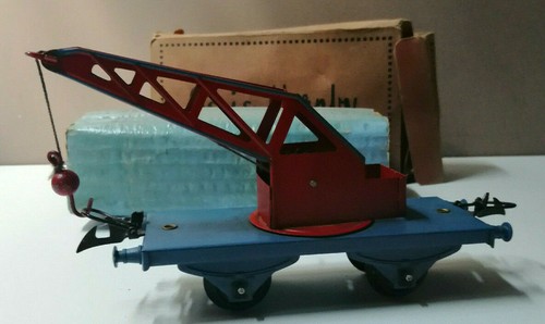 Wagon grue tole meccano - grue,
