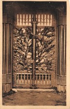 THAUMONT - Monument de la Tranchée des Baïonnettes -Superbe Porte en fer forgé -