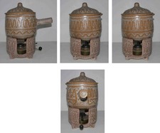 Chauffe plat en céramique d' Austruy vintage