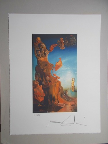 Lithographie salvador dali - , "