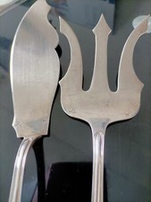 couverts de service à poisson Saint Médard métal argente 10G