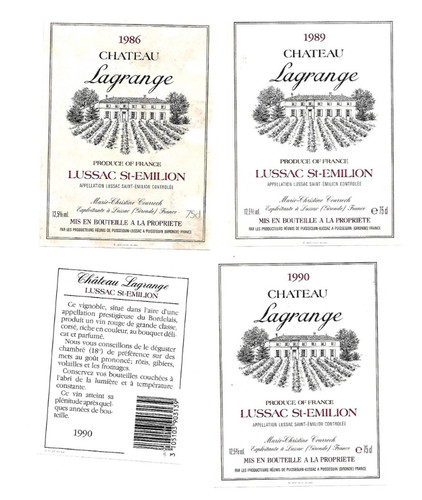 Etiquette vin lussac - etiquette,