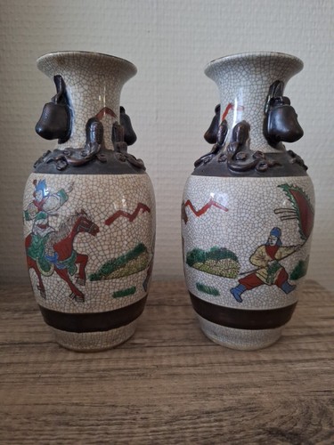 Paire vases nankin xixème - paire, de