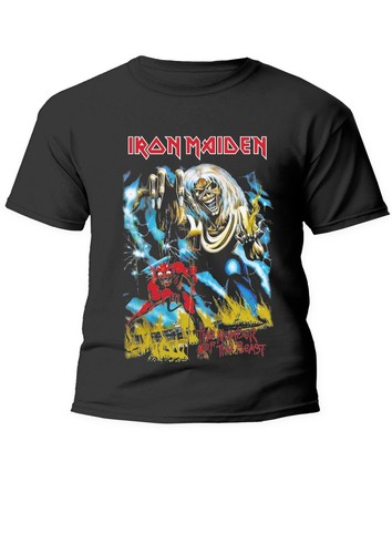 Tee shirt iron maiden number - maiden,