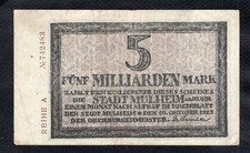 Notgeld Allemagne 5 Milliarden