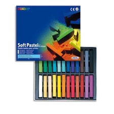 Boîte de 24 pastels tendres