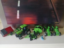 Tracteur Boley RZ-1 Échelle 1,32 Jouet Vintage 1980 Lot Tracteur Remorque 