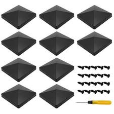 10 Pièces Chapeau Poteau Bois