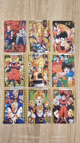 Lot cartes dragon ball z - de,